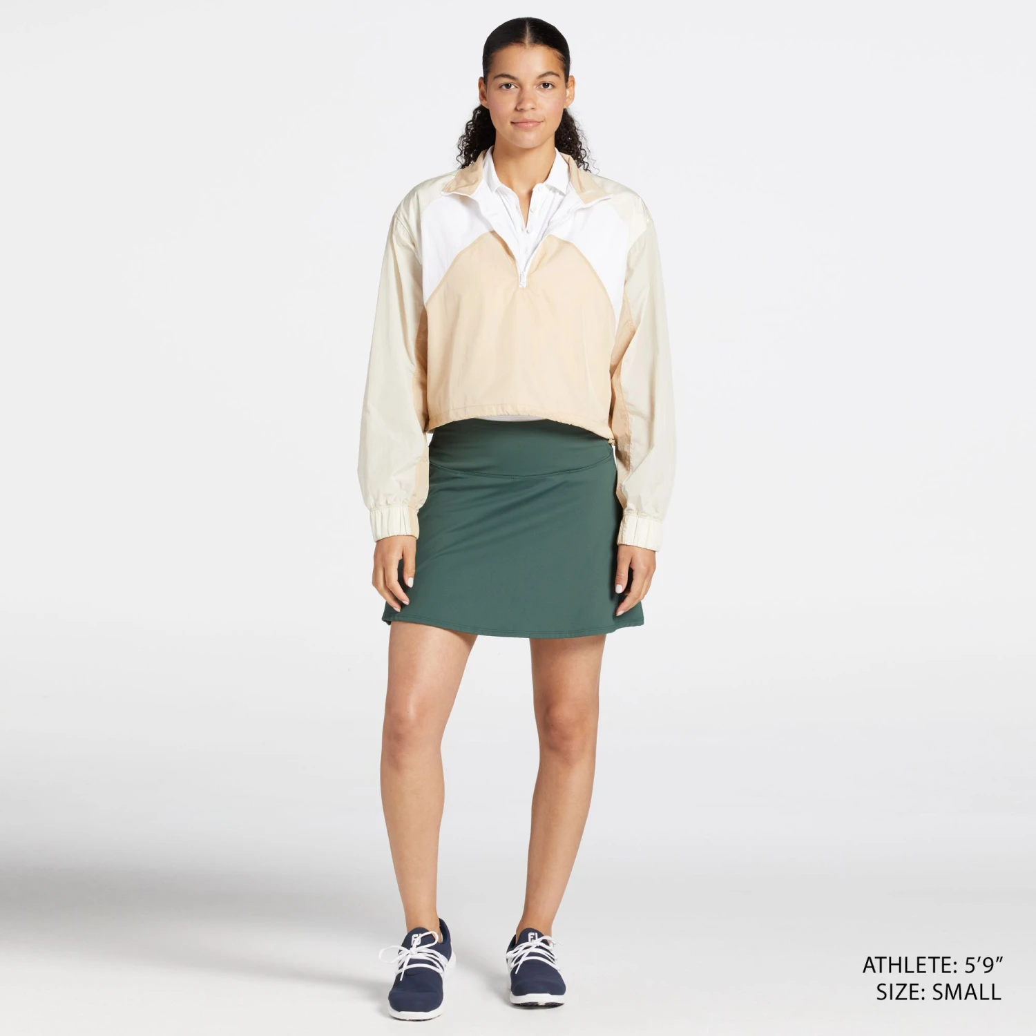 CALIA Women's Golf Cropped Windbreaker Dark Evergreen 4 CALIA Women's Golf Cropped Windbreaker Dark Evergreen - Image 2