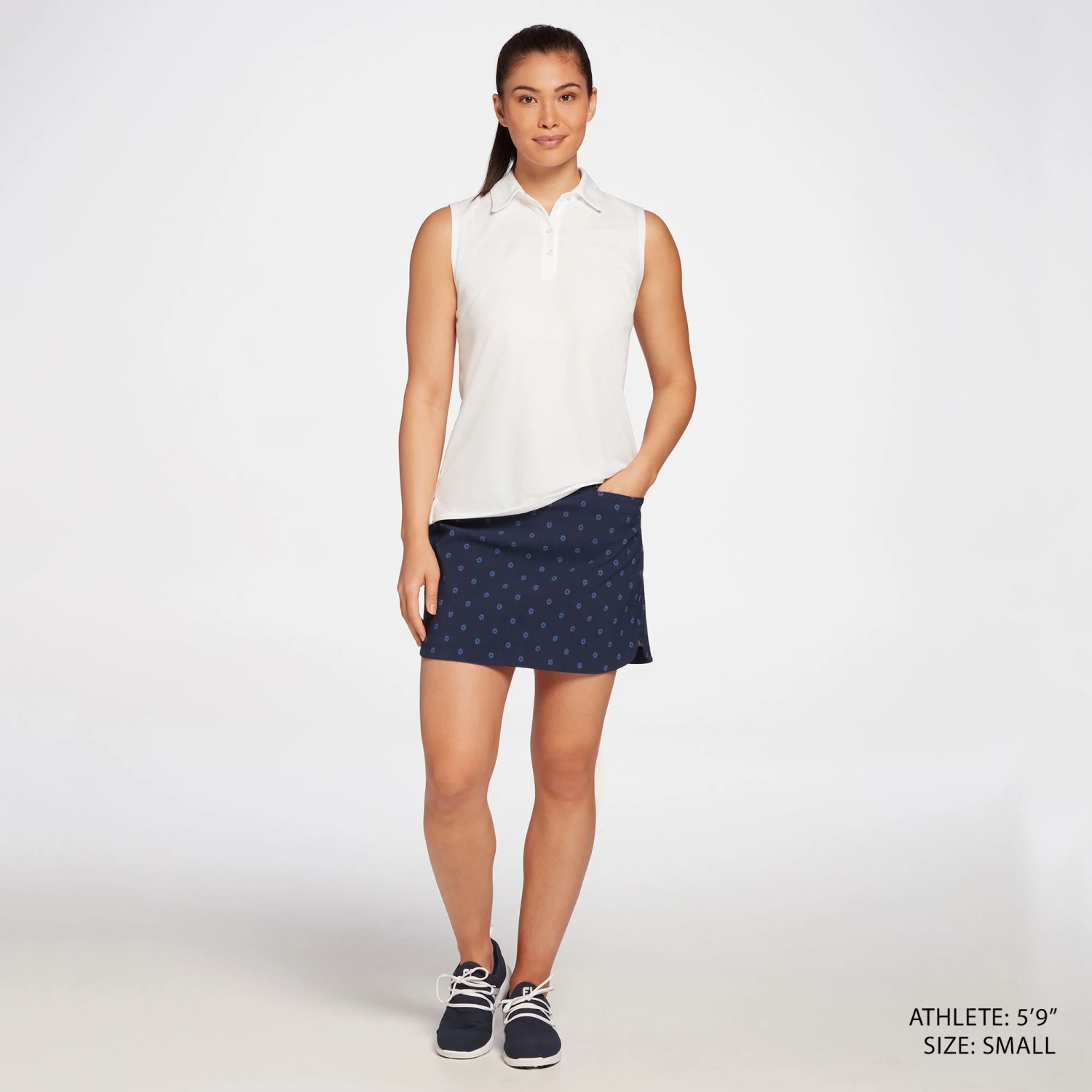 Lady Hagen Women's Mini Medallion Tummy Control Skort Mini Medallion Navy 4 Lady Hagen Women's Mini Medallion Tummy Control Skort Mini Medallion Navy - Image 2