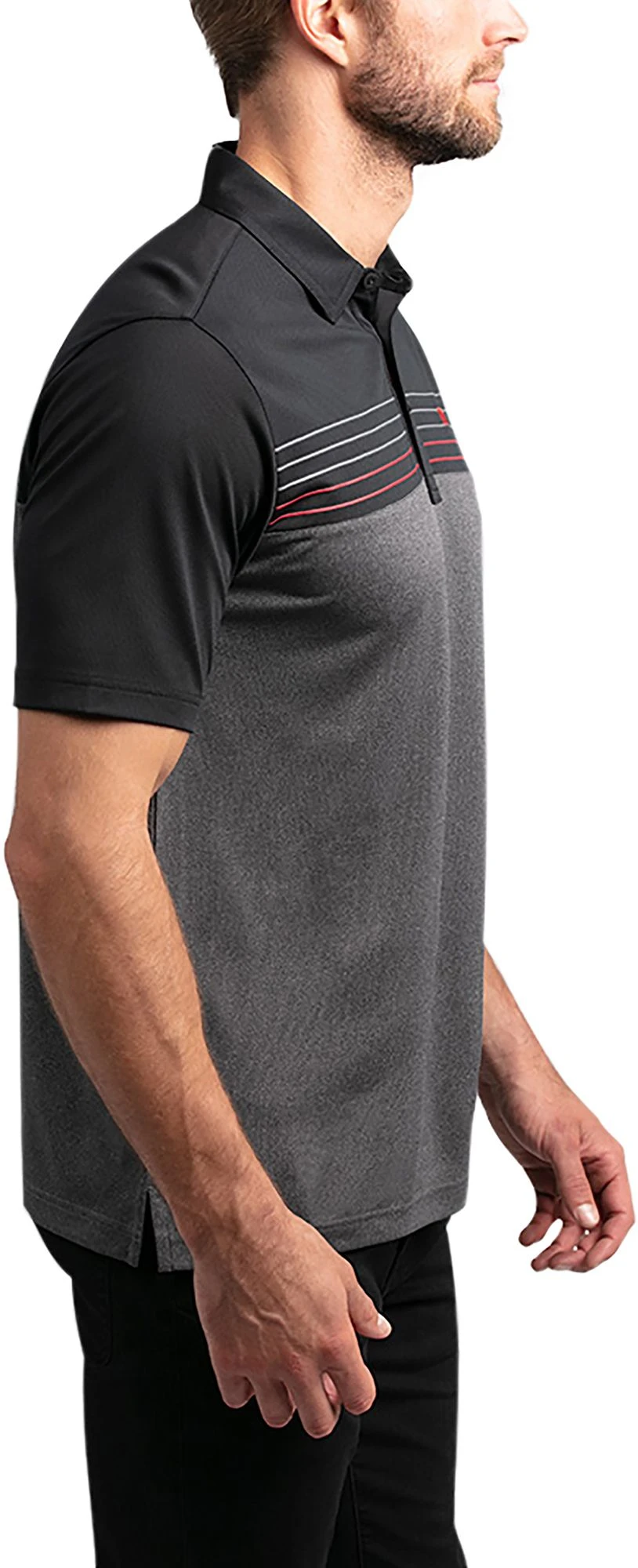 TravisMathew Men's Cainsville Golf Polo Black 5 TravisMathew Men's Cainsville Golf Polo Black - Image 3