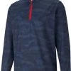 PUMA Men's Volition Flanked 1/4 Zip Golf Pullover Navy Blazer -Golf Apparel Shop unnamed file 8897