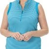 Nancy Lopez Golf Nancy Lopez Women's Flex Sleeveless Polo Peacock/white 2 Nancy Lopez Golf Nancy Lopez Women's Flex Sleeveless Polo Peacock/white -Golf Apparel Shop unnamed file 8916