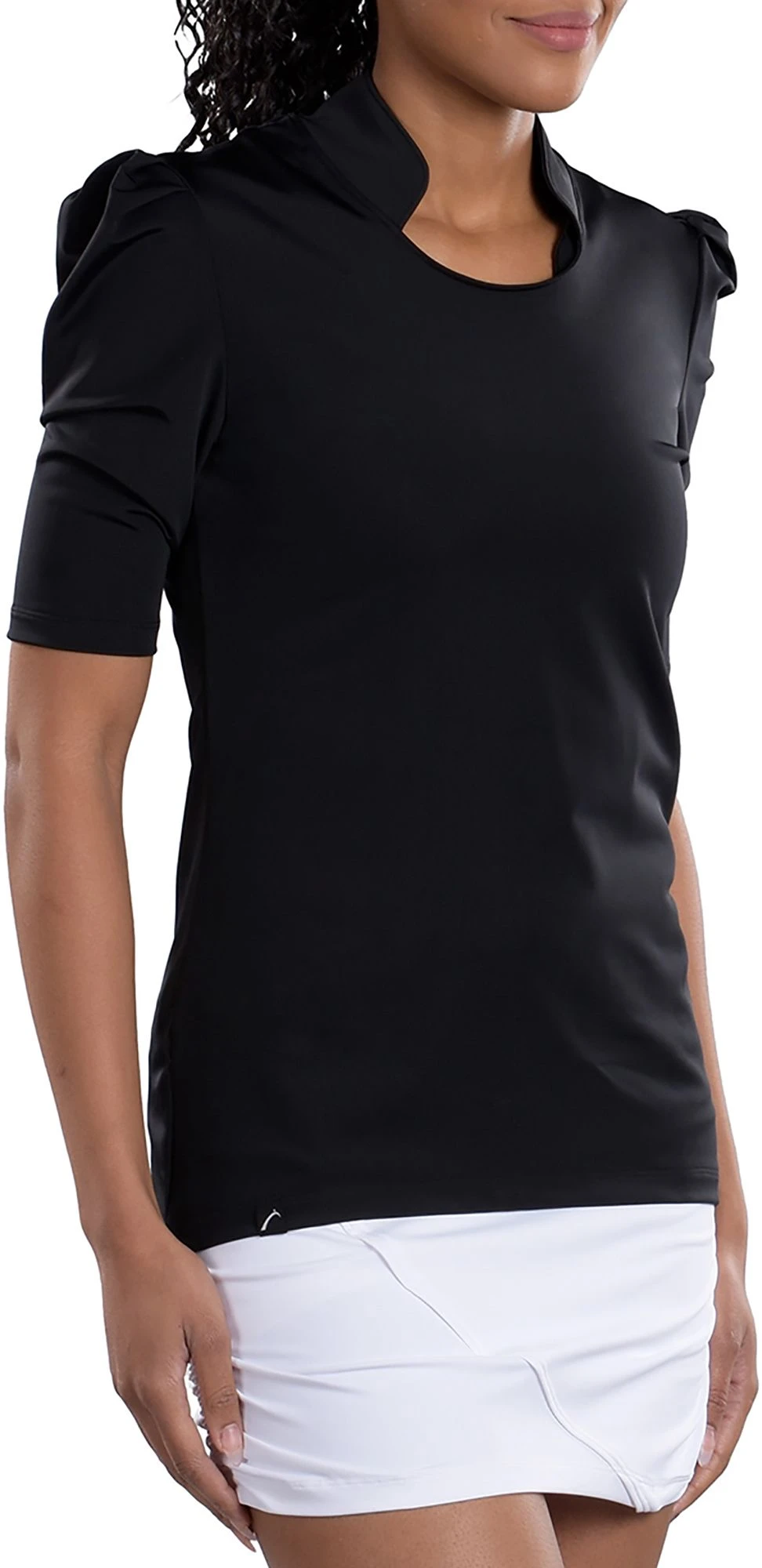 SwingDish Women's Kali Golf Top Black 3 SwingDish Women's Kali Golf Top Black