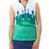 SanSoleil Women's SolCool 1/4 Zip Sleeveless Golf Top On The Green 2 SanSoleil Women's SolCool 1/4 Zip Sleeveless Golf Top On The Green -Golf Apparel Shop unnamed file 8960
