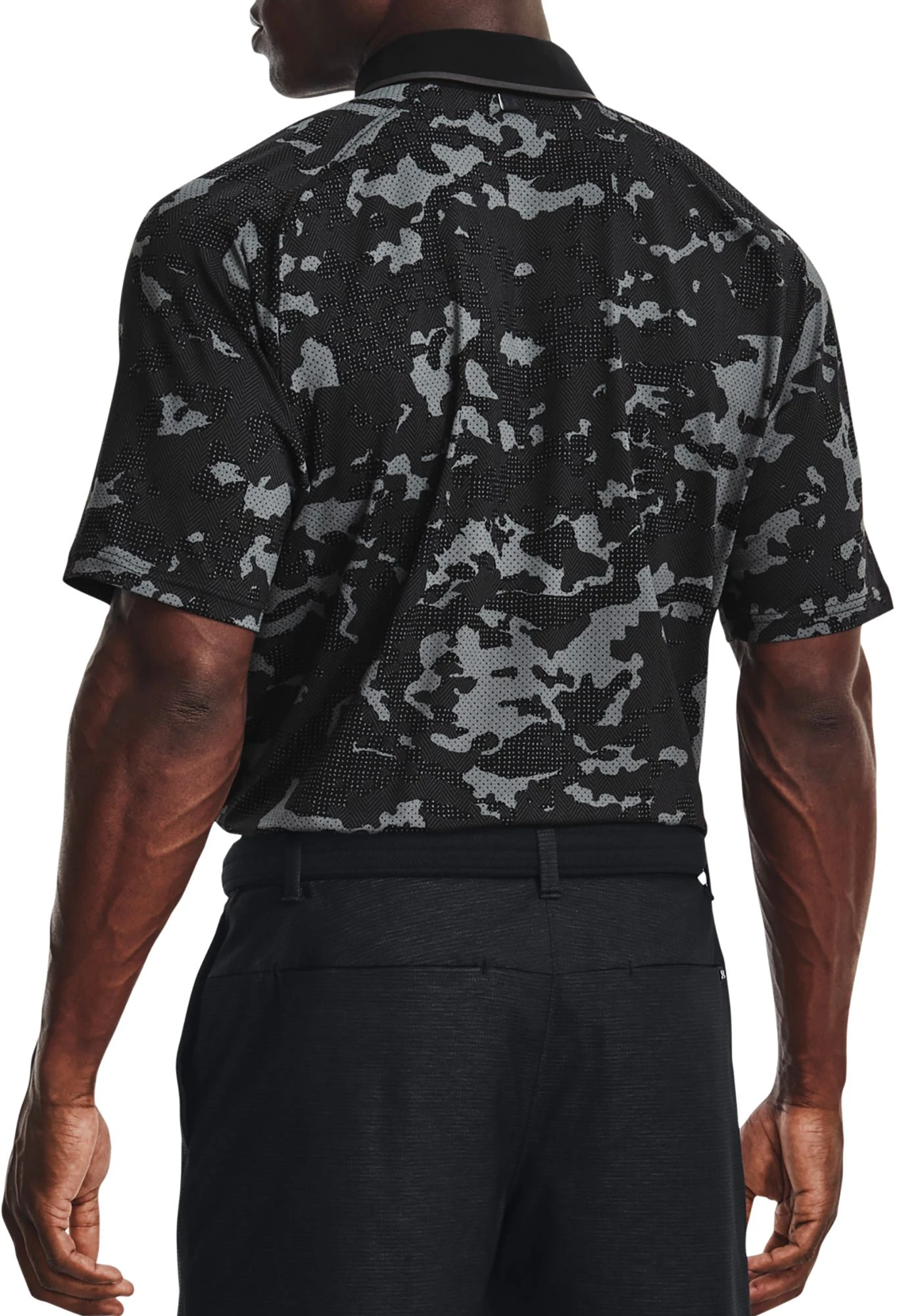 Under Armour Men's Iso-Chill Charged Camo Golf Polo Bauhaus Blue/bauhaus Blue 5 Under Armour Men's Iso-Chill Charged Camo Golf Polo Bauhaus Blue/bauhaus Blue - Image 3