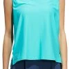 Adidas Women's Go-To Sleeveless Golf Polo Semi Mint Rush 1 Adidas Women's Go-To Sleeveless Golf Polo Semi Mint Rush -Golf Apparel Shop unnamed file 8997