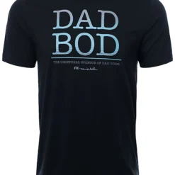 TravisMathew Men's Dad Bod 2.0 Golf T-Shirt Black