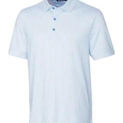 Cutter & Buck Men's Pike Double Dot Print Golf Polo Chambers