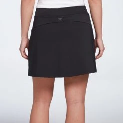 Calia Women's Golf 16" Sculpt Overlap High Waisted Skort Pure Black 9 Calia Women's Golf 16" Sculpt Overlap High Waisted Skort Pure Black -Golf Apparel Shop unnamed file 906