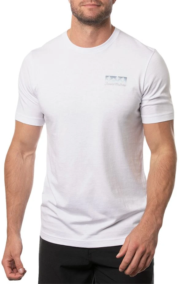 TravisMathew Men's Big Mouth Bass Golf T-Shirt White 3 TravisMathew Men's Big Mouth Bass Golf T-Shirt White