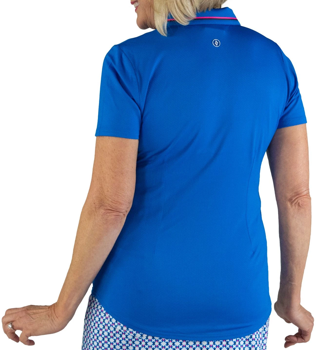 Jofit Women's Performance Short Sleeve Golf Classic Blue 4 Jofit Women's Performance Short Sleeve Golf Classic Blue - Image 2