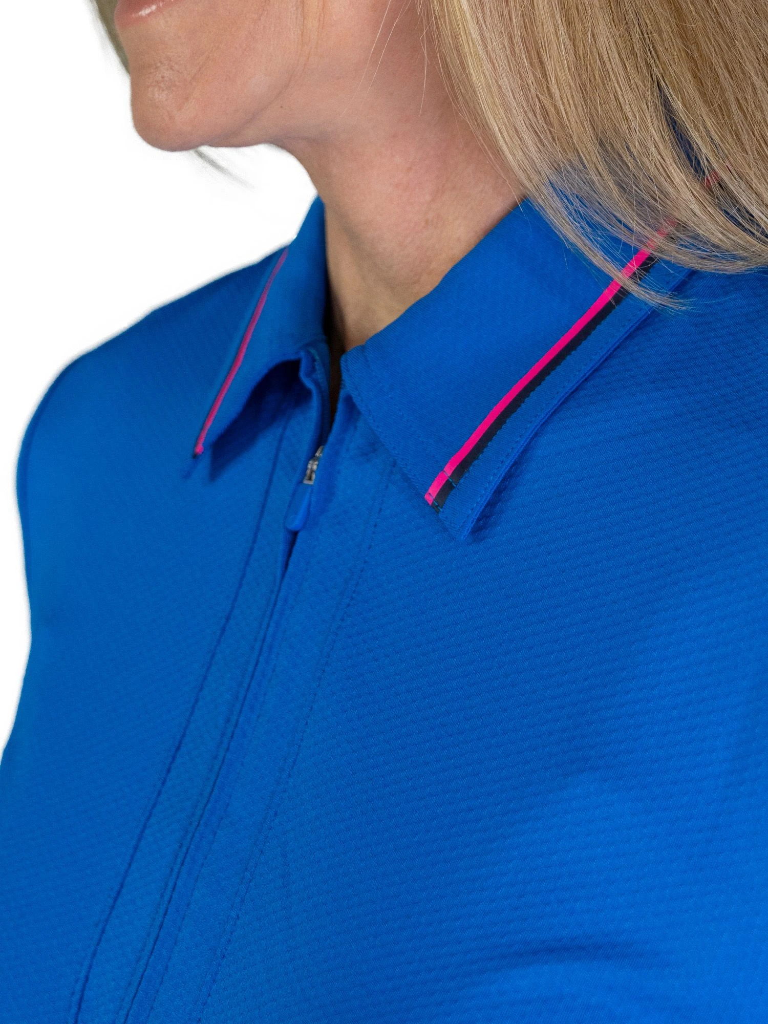 Jofit Women's Performance Short Sleeve Golf Classic Blue 7 Jofit Women's Performance Short Sleeve Golf Classic Blue - Image 5