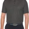 Callaway Men's Swing Tech Two Color Jacquard Golf Polo Caviar -Golf Apparel Shop unnamed file 9192