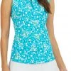 IBKUL Women's Sleeveless 1/4 Zip Limited Edition Mosaic Print Golf Polo Mosiac Wine Seafoam/lime 1 IBKUL Women's Sleeveless 1/4 Zip Limited Edition Mosaic Print Golf Polo Mosiac Wine Seafoam/lime -Golf Apparel Shop unnamed file 9196