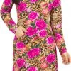 IBKUL Women's Long Sleeve Jovanna Print 1/4 Zip Golf Dress Jovanna Tan/hot Pink 1 IBKUL Women's Long Sleeve Jovanna Print 1/4 Zip Golf Dress Jovanna Tan/hot Pink -Golf Apparel Shop unnamed file 9211