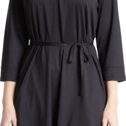 Sport Haley Women's Olivia 3/4 Sleeve Golf Dress Black