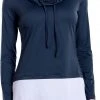 SwingDish Women's Piper Crew Golf Pullover Navy/white -Golf Apparel Shop unnamed file 9318