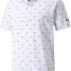 PUMA Men's MATTR Paradise Golf Polo Bright White 2 PUMA Men's MATTR Paradise Golf Polo Bright White -Golf Apparel Shop unnamed file 9324