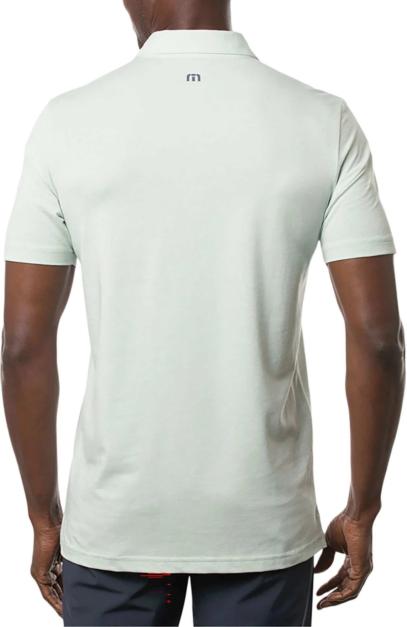 TravisMathew Men's Infinite Wishes Golf Polo Heather Neptune Green 5 TravisMathew Men's Infinite Wishes Golf Polo Heather Neptune Green - Image 3