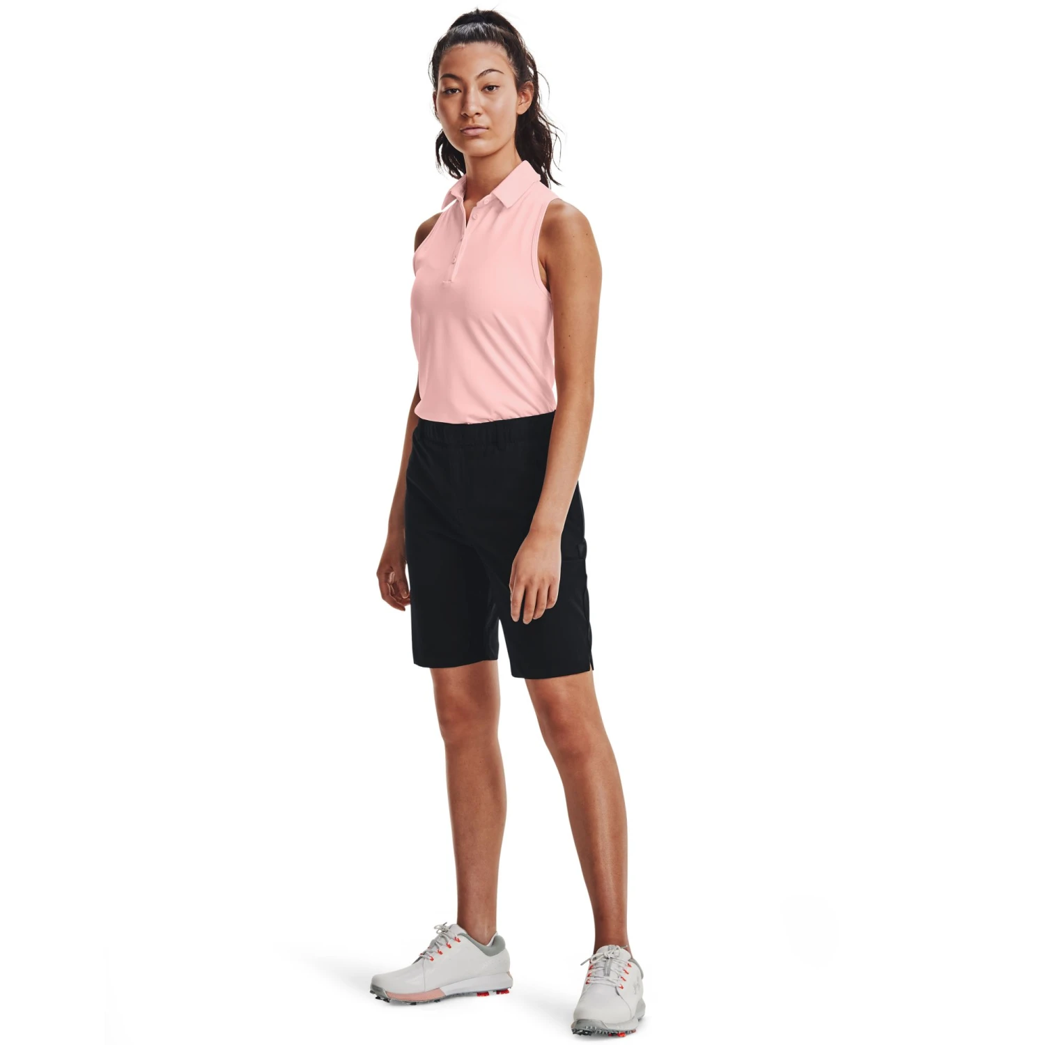 Under Armour Women's Links Golf Shorts Black/black/jet Gray 4 Under Armour Women's Links Golf Shorts Black/black/jet Gray - Image 2