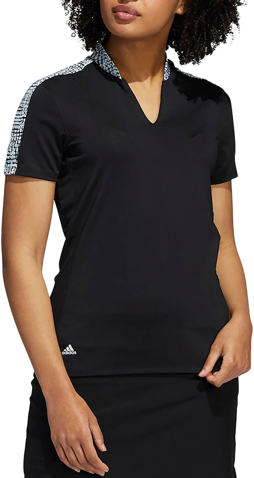 Adidas Women's Ultimate365 Primegreen Golf Polo Black/halo Mint 3 Adidas Women's Ultimate365 Primegreen Golf Polo Black/halo Mint