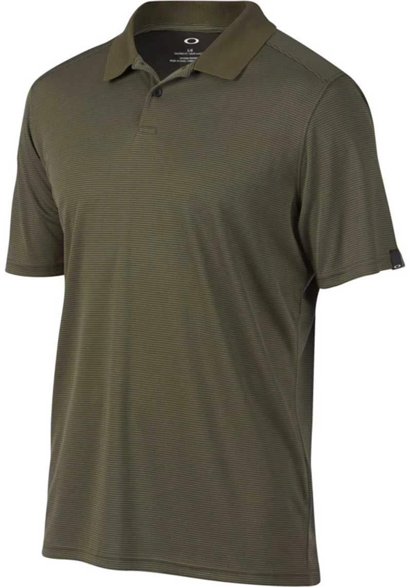 Oakley Men's Rival Golf Polo Dark Brush 3 Oakley Men's Rival Golf Polo Dark Brush