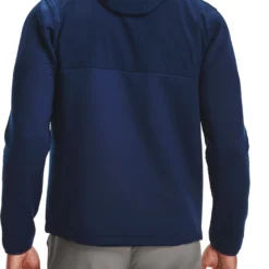 Under Armour Men's ColdGear Infrared Baselayer Long Sleeve Golf Shirt Academy/metallic Silver -Golf Apparel Shop unnamed file 9537