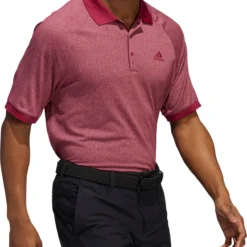 Adidas Men's Jacquard Golf Polo Pulse Lime/white -Golf Apparel Shop unnamed file 9557