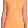 Lady Hagen Women's Piped Sleeveless Golf Polo Fresh Mandarin 1 Lady Hagen Women's Piped Sleeveless Golf Polo Fresh Mandarin -Golf Apparel Shop unnamed file 956