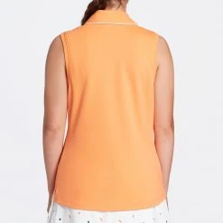 Lady Hagen Women's Piped Sleeveless Golf Polo Fresh Mandarin 8 Lady Hagen Women's Piped Sleeveless Golf Polo Fresh Mandarin -Golf Apparel Shop unnamed file 958