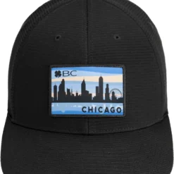 Black Clover Men's Chicago Resident Fitted Golf Hat Light Blue