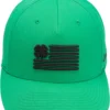 Black Clover Men's Clover Nation 14 Snapback Golf Hat Kelly Green