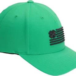 Black Clover Men's Clover Nation 14 Snapback Golf Hat Kelly Green -Golf Apparel Shop unnamed file 9630