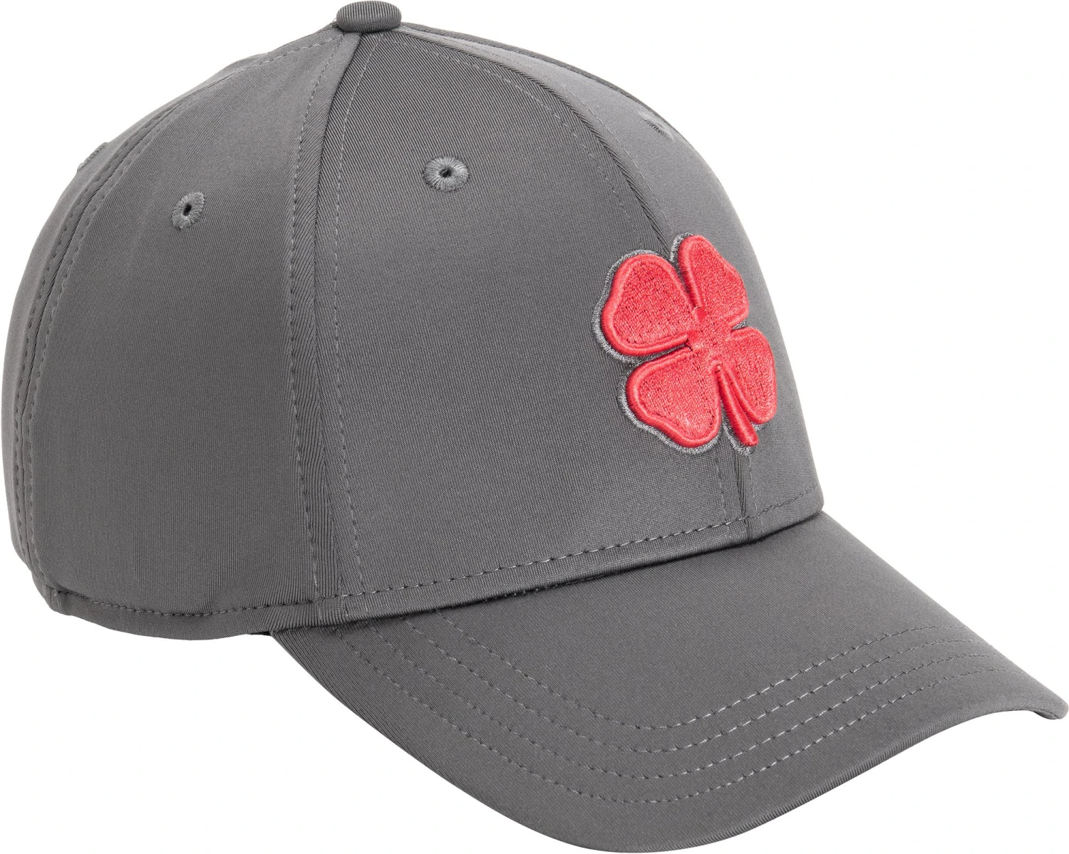 Black Clover Men's Premium Clover 100 Fitted Golf Hat Charcoal 5 Black Clover Men's Premium Clover 100 Fitted Golf Hat Charcoal - Image 3