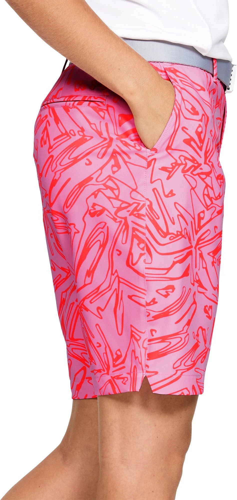 Under Armour Women's Links Printed Golf Shorts Lipstick 6 Under Armour Women's Links Printed Golf Shorts Lipstick - Image 4
