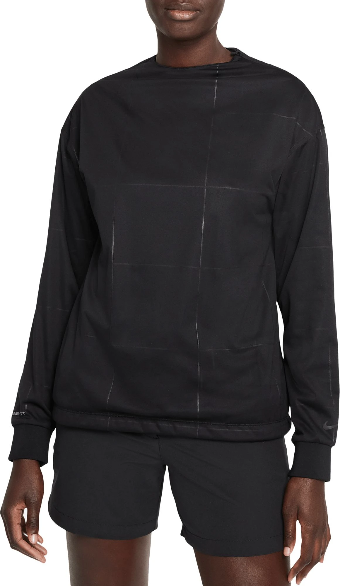 Nike Women's Storm-FIT Long Sleeve Golf Shirt Black 3 Nike Women's Storm-FIT Long Sleeve Golf Shirt Black