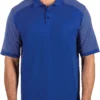 Antigua Men's Engage Polo Shirts (Big & Tall) Dark Royal/white