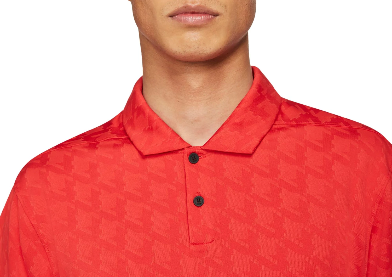 Nike Men's Dri-Fit UV Vapor Golf Polo Track Red 6 Nike Men's Dri-Fit UV Vapor Golf Polo Track Red - Image 4