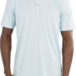 TravisMathew Men's Thundersnow Golf Polo Heather Petit Four