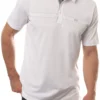 TravisMathew Men's Crow Golf Polo White 2 TravisMathew Men's Crow Golf Polo White -Golf Apparel Shop unnamed file 9788