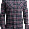 TravisMathew Men's High Stakes Button-Up Flannel Golf Shirt Blue Night