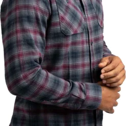 TravisMathew Men's High Stakes Button-Up Flannel Golf Shirt Blue Night 8 TravisMathew Men's High Stakes Button-Up Flannel Golf Shirt Blue Night -Golf Apparel Shop unnamed file 9794