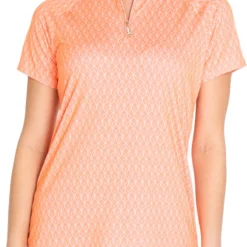 Sport Haley Women's Salinas Short Sleeve Golf Polo Salmon