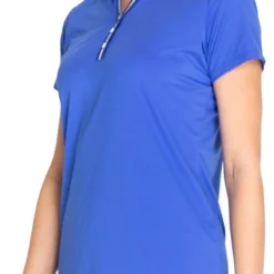 Sport Haley Women's Corona Short Sleeve Golf Polo Dazzling Blue -Golf Apparel Shop unnamed file 9813