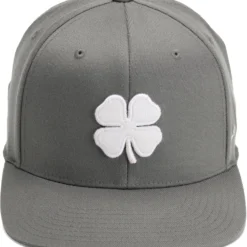 Black Clover Men's Clover Tropics Snapback Golf Hat Grey