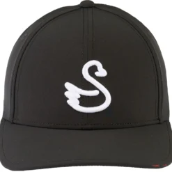 Swannies Men's The Delta Snapback Golf Hat Black/white