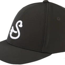 Swannies Men&#039;s The Delta Snapback Golf Hat Black/white -Golf Apparel Shop unnamed file 9866