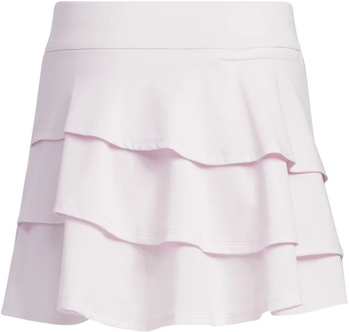 Adidas Girls' Ruffled Golf Skort Almost Pink 4 Adidas Girls' Ruffled Golf Skort Almost Pink - Image 2