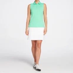 Lady Hagen Women's Texture Sleeveless Golf Polo Bright Jade 12 Lady Hagen Women's Texture Sleeveless Golf Polo Bright Jade -Golf Apparel Shop unnamed file 9892