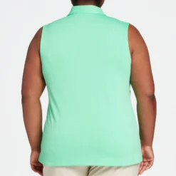 Lady Hagen Women's Texture Sleeveless Golf Polo Bright Jade 16 Lady Hagen Women's Texture Sleeveless Golf Polo Bright Jade -Golf Apparel Shop unnamed file 9896