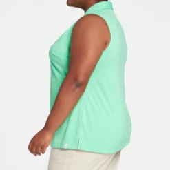 Lady Hagen Women's Texture Sleeveless Golf Polo Bright Jade 17 Lady Hagen Women's Texture Sleeveless Golf Polo Bright Jade -Golf Apparel Shop unnamed file 9897